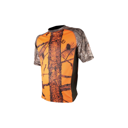 Tee Shirt somlys camouflage orange 053