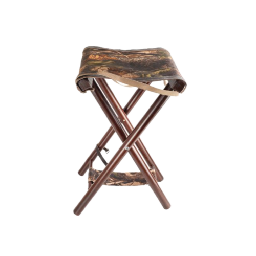 Siège Januel Bois Avec Assise Tissu Camo